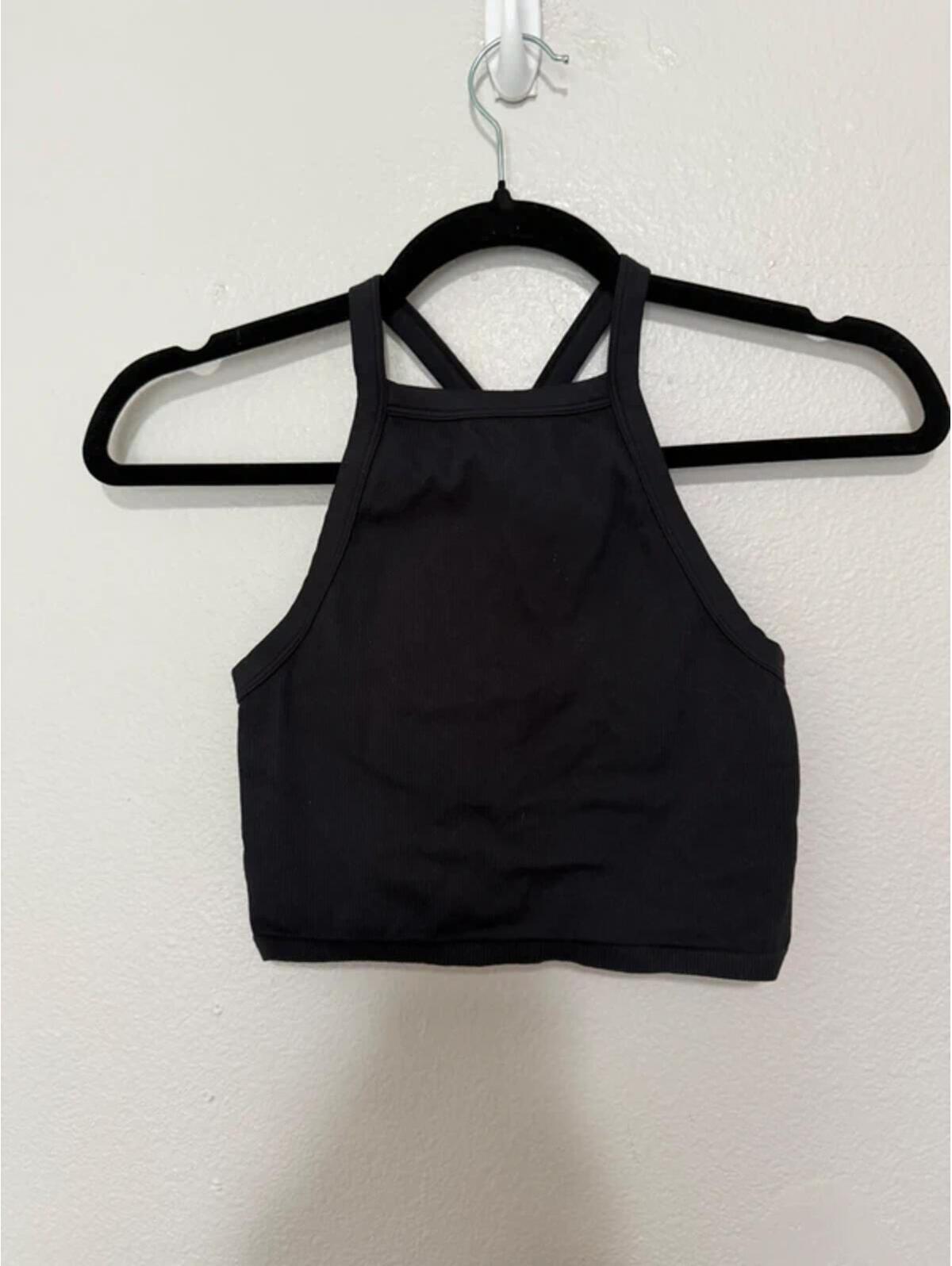 Wild Fable Cropped Ribbed Seamless Tank Size Small